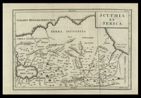 Scythia et Serica W.H.Toms sculpt. Beautifully Engraved From Cellarius.