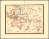 Carte de L'Océanie d'aprés les dernières Découvertes.