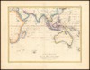 Carte réduite de la mer des Indes [cartographic material] : et de la partie Occidentale du Grand Océan / Dressée par J. B. Poirson ; Gravé par Tardieu – הספרייה הלאומית
