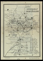 Guide map of Jerusalem Drawn by Survey Directorate H.Q. Pal & T.J – הספרייה הלאומית