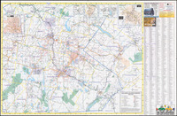 The Hatzalah map of the Catskills NYS, Parts of Sullivan & Ulster Counties Camps, Bungalows, Vaccation Communities / Chevrah Hatzalah.