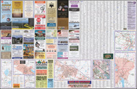 The Hatzalah map 2005-2006/5765-5766 NYS, Parts of Sullivan & Ulster Counties and Kiryas Yoel Camps, Bungalows, Vaccation Communities, Hospitals Eruv Shabbos Refuge Numbers, Emergency Numbers / Chevrah Hatzalah.