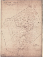 Jerusalem outline town plan.