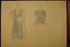 Photograph of: Altman, Emilia- sketch for a costume for "Othello", play by Shakespeare.