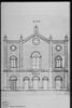 Reconstruction design II (Archive). Photograph of: Ashkenazi Synagogue in Varaždin - archival material – הספרייה הלאומית