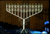 Photograph of: Bar-Mitzvah candelabrum.