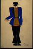 Photograph of: Aizenberg, Merchant in a blue coat, costume design.