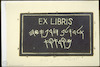 Photograph of: Ex libris for Wladyslaw Harposta – הספרייה הלאומית