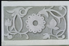 Photograph of: Floral motif from a tombstone in Chashniki.