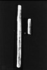 Photograph of: Beth Shearim, Two marble fragments of spear's shaft.