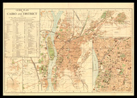 Guide plan of Cairo and district