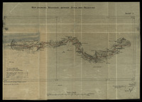 Map showing boundary between Syria and Palestine