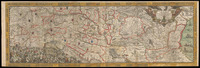 DANUBIUS Fluminum Europaeorum PRINCEPS Secundum naturalem Suum Cursum Pontes, Stationes, et Accessoria Flumina, una cum intimatione Ubi et quinam Eorum Navigabilia. Nec non Omnia Finitima Reona Principatus, Provincias, Dÿnastias, Urbes et Pagos proximos quos Alluita Fonte ad Ostia / Ex Optimis tam Vetustis quam Recentioribus Geographorum Monumentis Sedulo Delineatus Per P. Willium C. Rhaetum. Johan Ulrich Kraus sc.