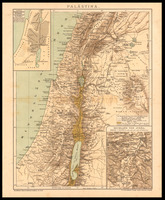 Palæstina / F.A. Brockhaus' Geogr.-artist. Anstalt.
