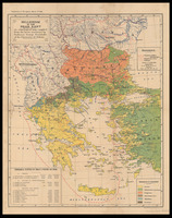 Hellenism in the Near East An ethnological map compiled trom the latest statistics by Professor George Soteriadis of the University of Athens.