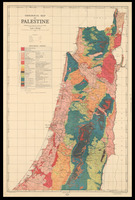 Geological map of Palestine Stratigraphy by G.S. Blake.