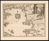 Archipel Septentrional ou Mer Egée avec toutes ses Iles / Pierre vander Aa.