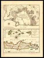 Candie ville metropolitaine de l'Ilse de méme nom par P. Duval.