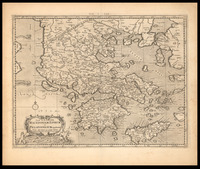 Tab. X. Europæ, Macedoniam, Epirum ac Peloponnesum repræsentans