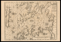 Nouvelle Carte de l'Archipel fait par les Sieurs Michelot Pilote Royal & Bremond Hydrographe Du Roy ; Gravè par Coelémans a Aix.