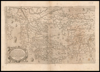 Totius Graeciae Descriptio Ferdinando Bertelli aeis formis ; Dominicus Zenoi excidebat.