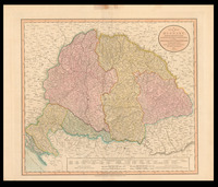 A new map of Hungary with its divisions into Gespanchafts or Counties The Principality of Transylvania, Croatia &c / By John Cary, Engraver.