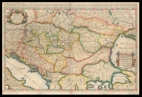 Le royaume de Hongrie et les estats qui en ont esté sujets et qui sont presentement la partie septentrionale de la Turquie en Europe Par Sr. Sanson ; Hubert Jaillot.