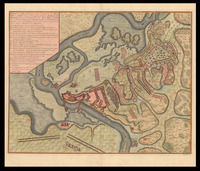 Plan de la bataille donnée entre l'armée de la Maj. Imp. et Cath. sous le Serenissime Prince Eugene de Savoye general lieutenant de la Maj. Imp. et Cath. et l'Armée Turque entre Petervaradin et Carlowitz le 5 Aout 1716, ou le Turcs ont été mis en fuite avec perte de leur Camp, Artillerie, et Munitions.