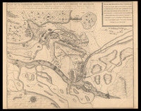 Plan de la Glorieuse Bataille Donnée Le 16e. Aout, 1717, Proche De Belgrade entre une partie de l'Armée Imperiale compossée de 50. Bataïllons 51. Compagnies de Grenadiers, et 24. Regimens de Cavalerie sous le Comandemt. de S. A. S. Monseigneur Le Prince Eugene De Savoye, et l'Armée Ottomane forte de 200 000. Hommes.