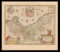 Nova illustrissimi Ducatus Pomeraniæ tabula antea à Viro Cl. D.D. Eilhardo Lubino edita, nunc iterum correcta per Frid. Palbitzke Pomer. L.L. Studiosum.