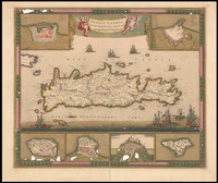 Insula Candia Eiusque Fortificatio / edita per F. de wit.