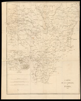 Carte de la campagne de Paris (1814).