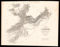 Canton de Soleure Dressé par Th. Duvotenay, Géographe au Dépot de la Guerre, Elève de M. Lapie. Bènard Script. Gravé par C. Dyonnet.