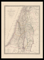 Carte de la Palestine ou Terre Sainte / Dresseé par M. Lapie.