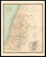 Ancient Palestine / Drawn & Engraved by J. Dower.