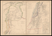 Syria (South division) including Palestine & the Hauran / Drawn and engraved by W. Hugehs.