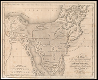 A map of the journeyings of the children of Israel from Egypt through the wilderness to Canaan : as described Numbers XXXIII / Engraved on steel by D.Haines.