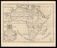 A New map of Libya or old Africk, shewing its general divisions, most remarkable countries or people, cities, townes, rivers, mountains & c R. Spofforth sculp.