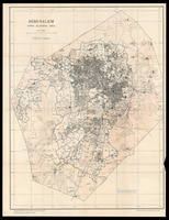 Jerusalem : Town planning area. Urban area.