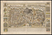 An exact draught of the City of Jerusalem and the apurtenances belonging to the Holy Temple With the Genealogy of Jesus Christ... faithfully collected out of the Holy Scriptures.