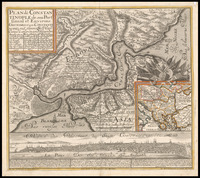 Plan de Constantinople de son port, canal et environs=Grundriss von Constantinopel mit jhrem See Haven Canal u. angränzenden Gegenden Ioh. Iac. Andelfinger ad vivum delineavit. Ios. Frid. Leopold fecit et excudit.