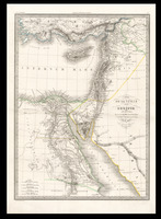 Carte de la Syrie et de Égypte anciennes / Dresseé par M. Lapie.