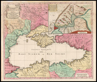Nova mappa Maris Nigri et Freti Constantino Politani. Per Matth. Seutters.