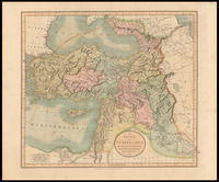 A new map of Turkey in Asia Divided into its provinces... / By John Cary.
