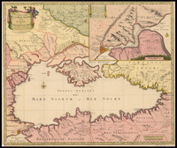 Nouvelle carte de la Mer Noire et du Canal de Constantinople tres exacte mise au Jour par N. Visscher.