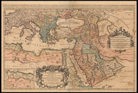 Estats de l'Empire du grand seigneur des Turcs en Europe, en Asie, et en Arique divisé en tous ses Beglerbeglicz, ou Gouvernements: ou sont aussi remarqués les Estats qui luy sont Tributaires / Dressé sur les plus Nouvelles Relations Par le Sr. Sanson. Presenté A Monseigneur Le Dauphin Par ... Hubert Iaillot.