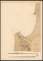 Baie de Saint Jean d'Acre / Dépôt des Cartes et Plans de la Marine 1866.