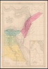 Carte de l'Egypte et de la Palestine jusqu'au temps de Moïse, limites du Royaume de David et de Salomon / par Delamarche – הספרייה הלאומית