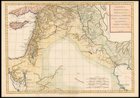 Assyria, Mesopotamia, Babylonia, Susiana pars Persidis, Syria, Phœnice, Palestina, Arabia Petræa / Auctore C. F. Delamarche.