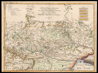 La Russie noire or Polonoise qui comprend les provinces de la Russie noire de Volhynie et de Podolie divisees en leurs Palatinats Vulgairement Connüues sous le Nom D'Ukraine ou Pays des Cosaques / Par les Sr. Sansons.